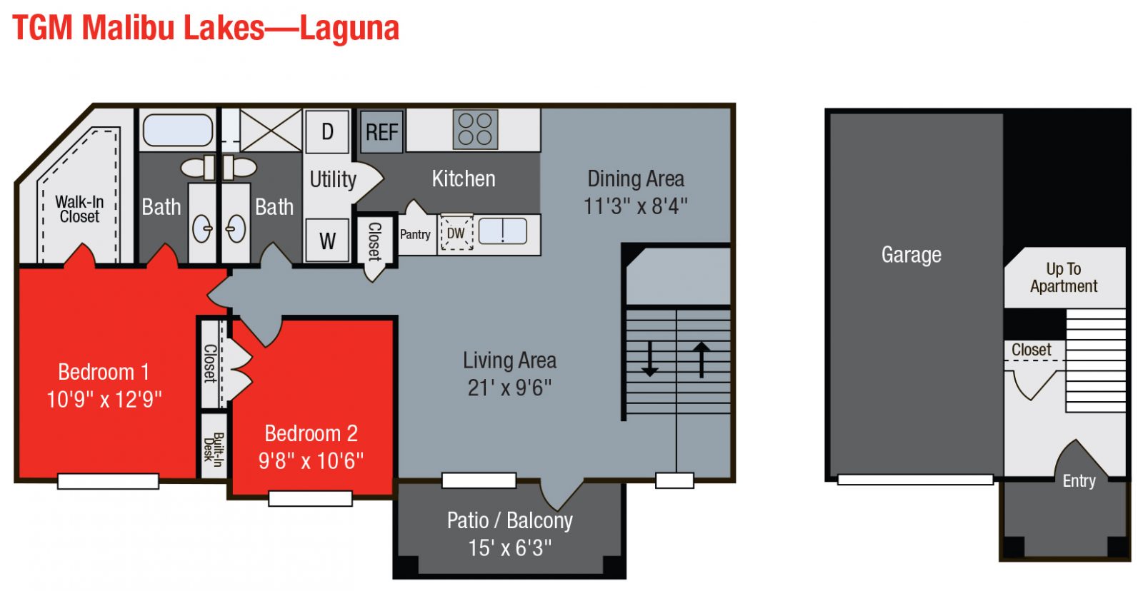 Apartments For Rent TGM Malibu Lakes - Laguna 