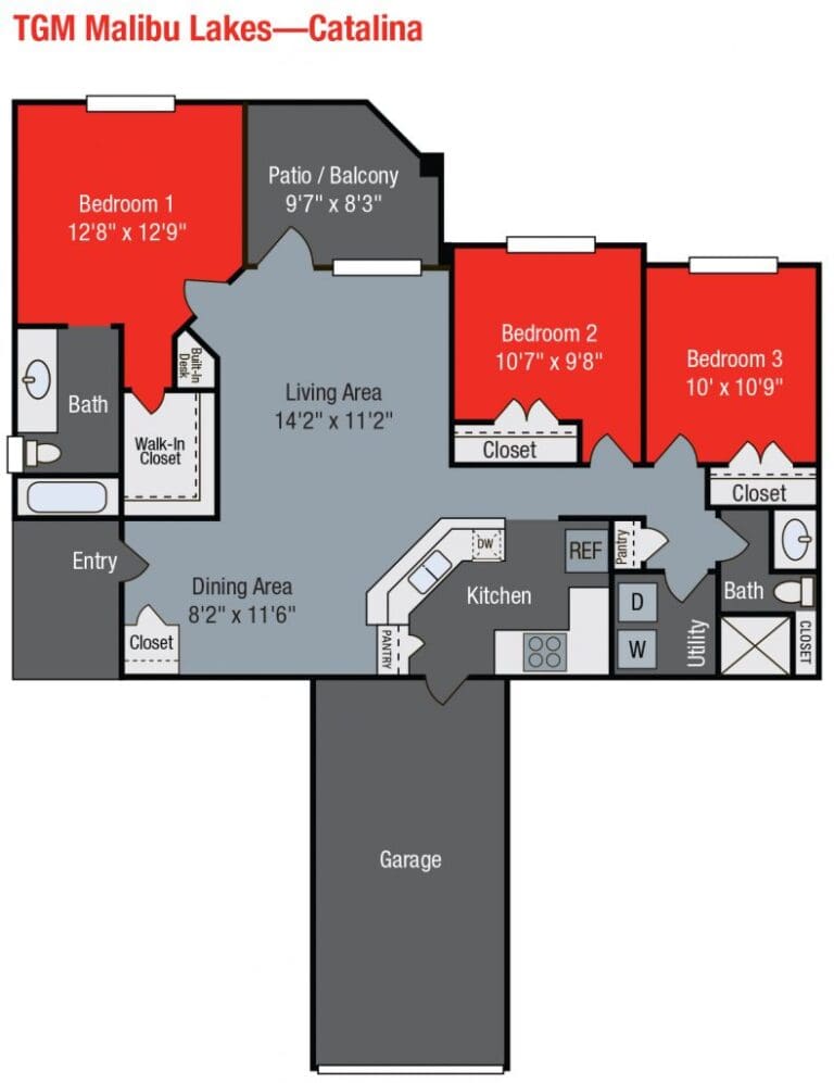 Apartments For Rent TGM Malibu Lakes - Catalina ...