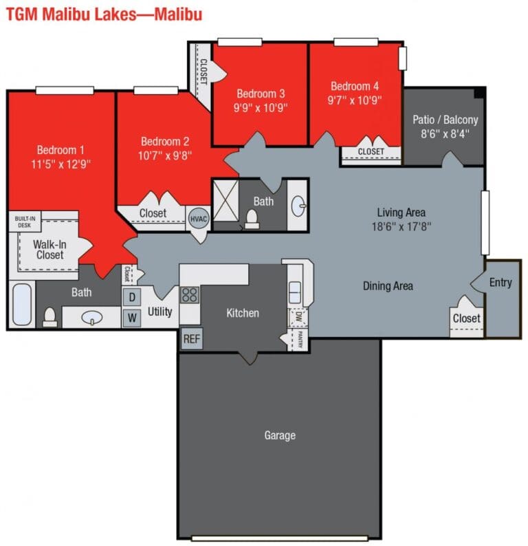 Apartments For Rent TGM Malibu Lakes - Malibu ...